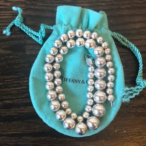 Tiffany & Co Sterling Silver Bead Necklace